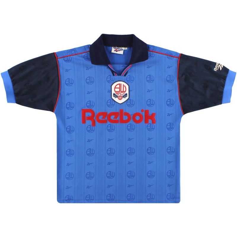 1996-97 Bolton Reebok Match Issue Drittes Trikot #15 *Neuwertig* XL