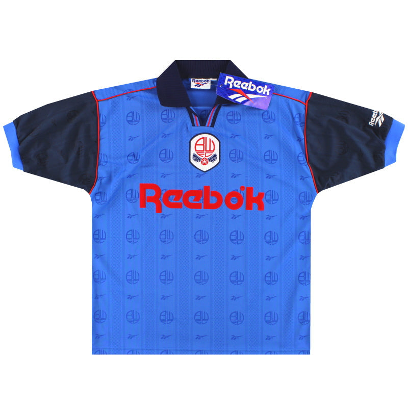 1995-97 Bolton Reebok Auswärtstrikot *BNIB* L