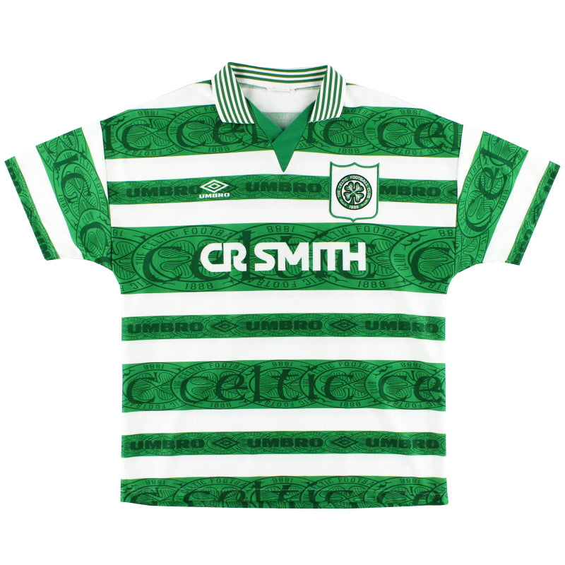 1995-97 Celtic Umbro Heimtrikot XXL
