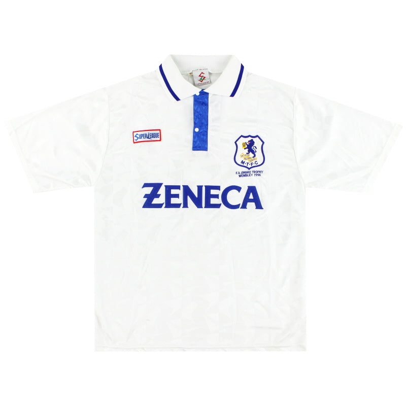 1995-97 Macclesfield 'FA Trophy 1996' Auswärtstrikot L