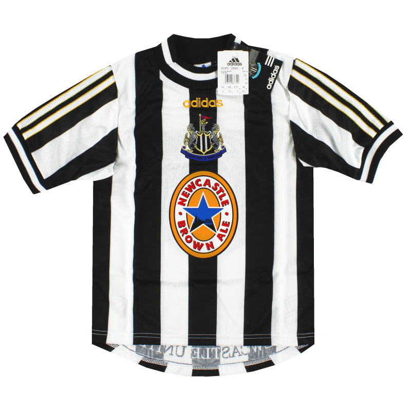 1997-98 Newcastle adidas Heimtrikot *mit Etiketten* Jugend M