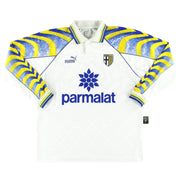 1995-97 Parma Puma Heimtrikot Langarm XXL