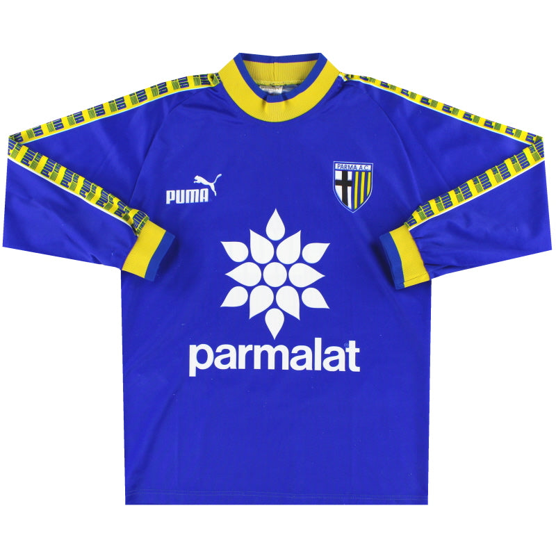 1995-97 Parma Puma Player Issue Trainingsshirt Langarm XS