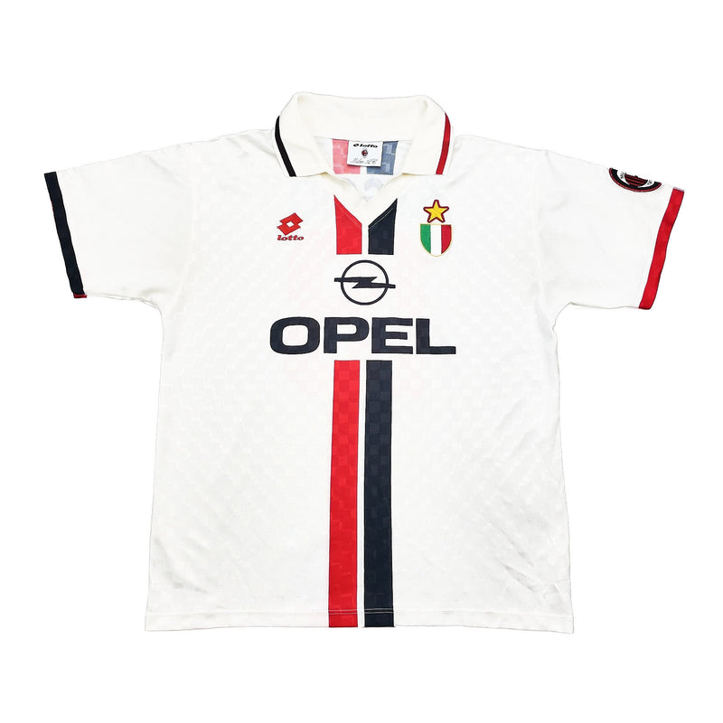 1995/96 AC Milan Baggio #18 Away Shirt (L) Lotto