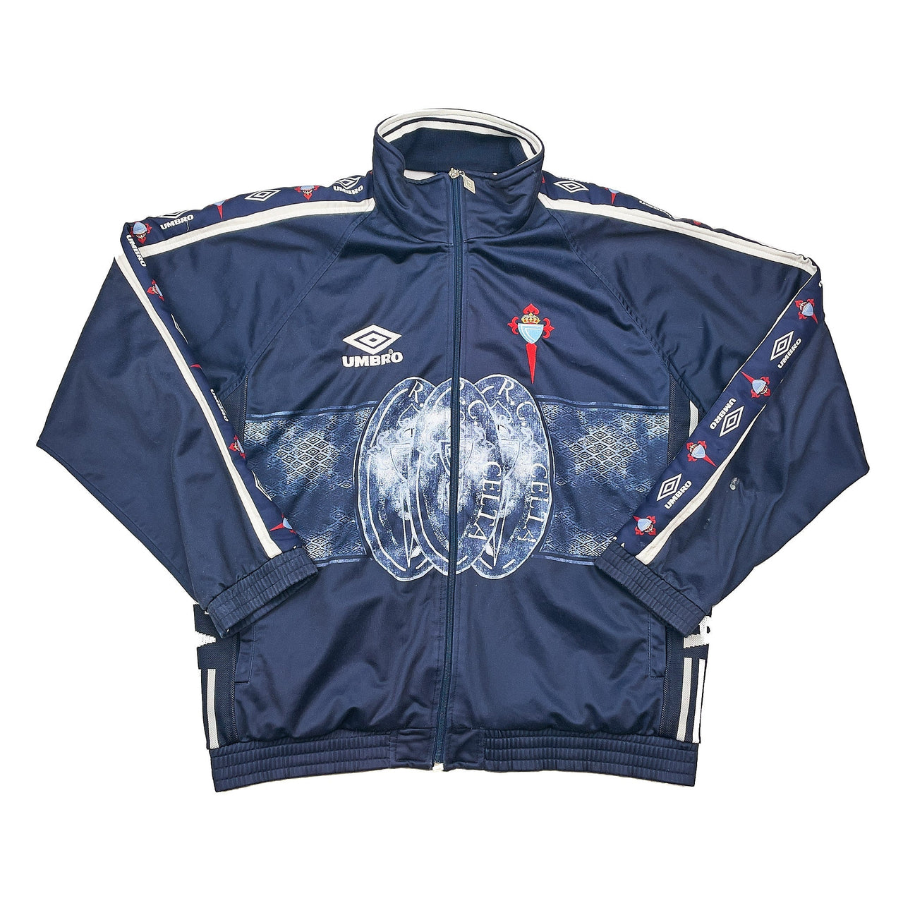1995/96 Celta Vigo Track Jacket (L) Umbro