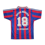 1995/97 Bayern München Klinsmann #18 Heimtrikot (S) Adidas