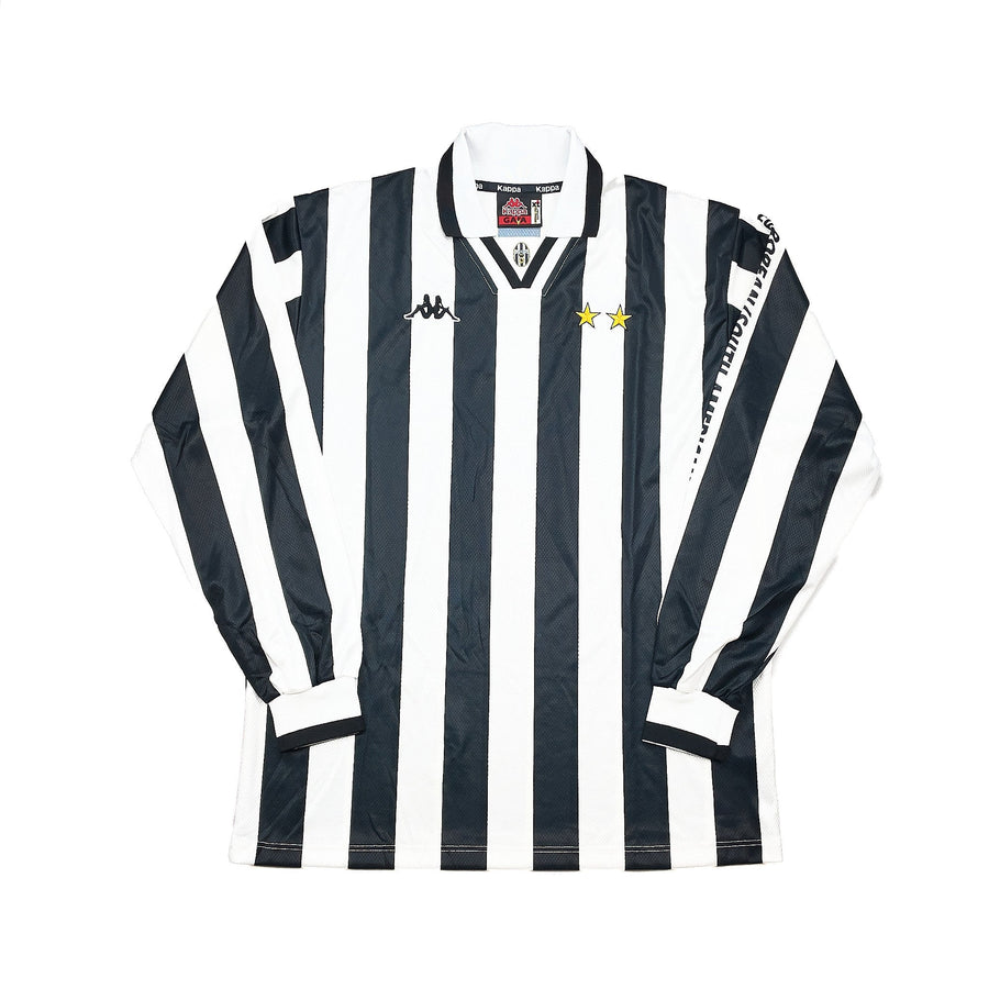 1995/97 Juventus L/S 'Europapokal / Südamerikapokal' Heimtrikot (XL) Kappa