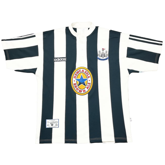 1995/97 NEWCASTLE UNITED HOME SHIRT (L) ADIDAS