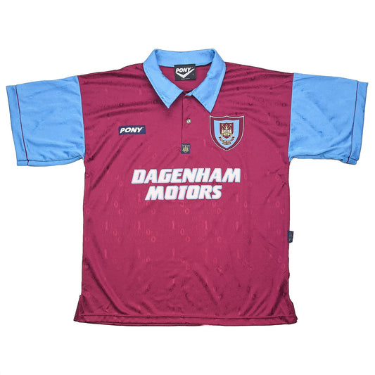 1995/97 West Ham *Mint* Home Shirt (L) Pony