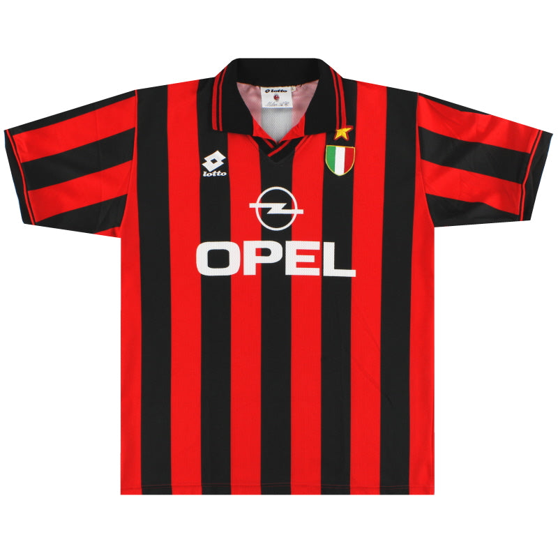 1996-97 AC Mailand Lotto Heimtrikot *Neuwertig* M
