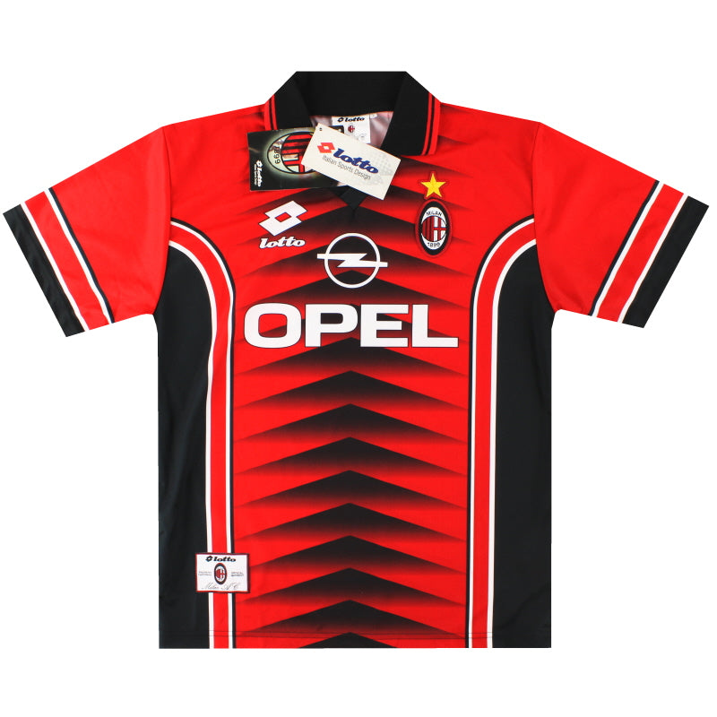 1996-97 AC Mailand Lotto Trainingsshirt *mit Etikett* L