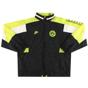 1996-97 Borussia Dortmund Nike Kapuzen-Regenjacke S