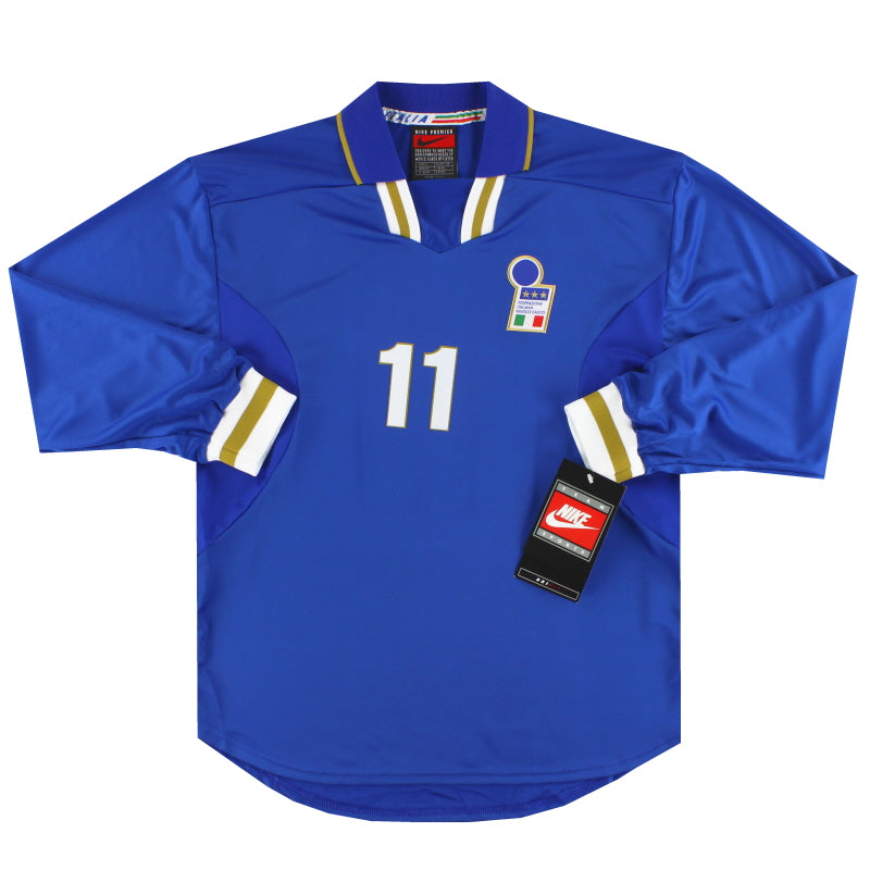 1996-97 Italien Nike Player Issue Heimtrikot #11 *m. Etikett* XL