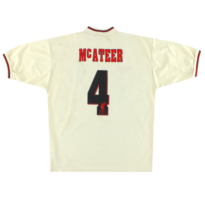 1996-97 Liverpool Reebok Auswärtstrikot McAteer #4 M