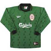 1996-97 Liverpool Reebok Torwarttrikot Gr. L Jungen