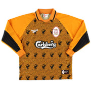 1996-97 Liverpool Reebok Torwarttrikot Gr. Jungen L
