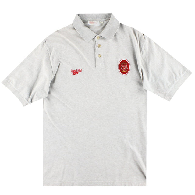 1996-97 Liverpool Reebok Polo Shirt M