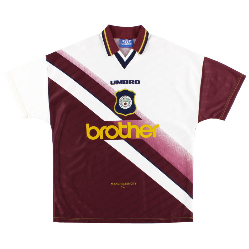 1996-97 Manchester City Umbro Auswärtstrikot XL