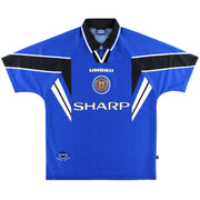 1996-97 Manchester United Umbro Auswärtstrikot XL