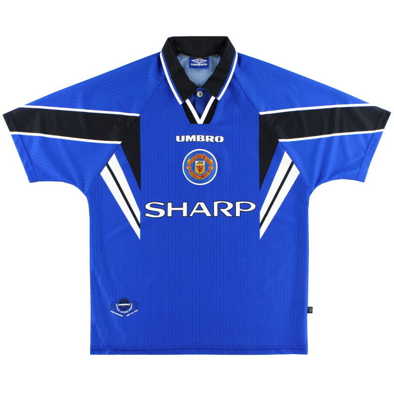 1996-97 Manchester United Umbro Auswärtstrikot XL