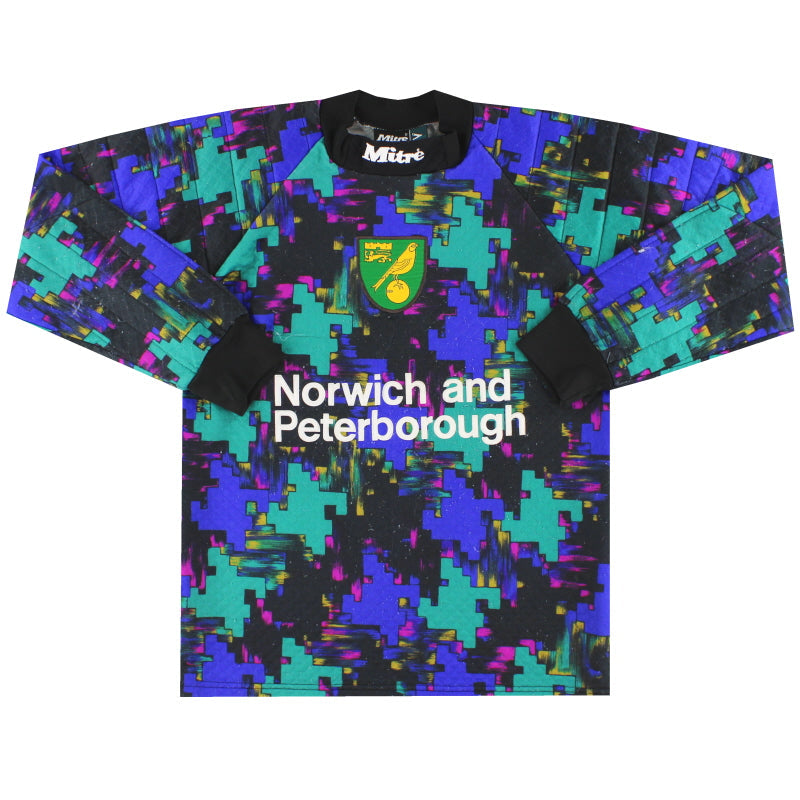 1996-97 Norwich City Mitre Torwarttrikot S