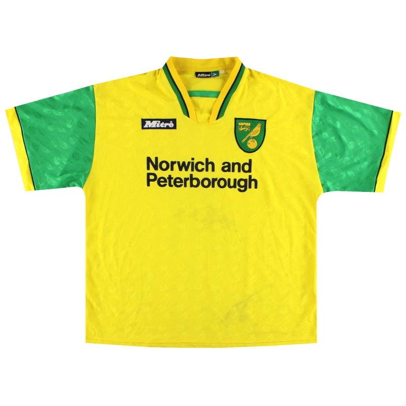 1996-97 Norwich City Mitre Heimtrikot S