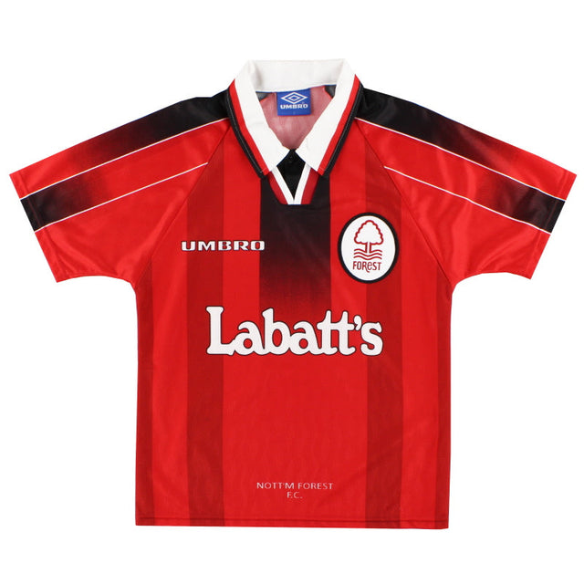 1996-97 Nottingham Forest Home Shirt L.Boys
