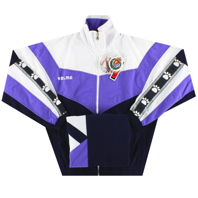 1996-97 Real Valladolid Kelme Trainingsanzug *m. Etikett* M