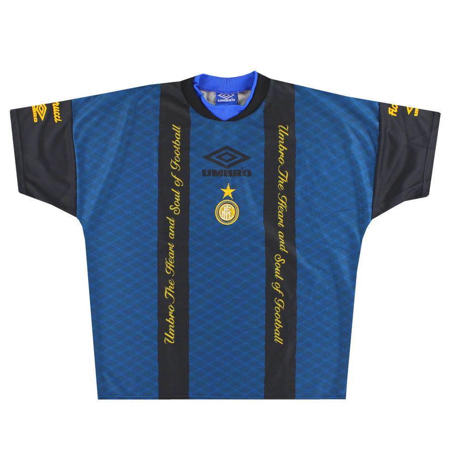 1996-97 Inter Mailand Umbro Trainingsshirt XL