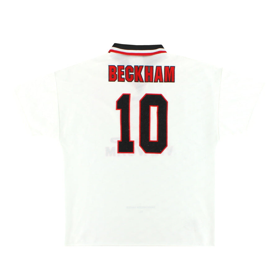 1996-97 Manchester United Umbro Auswärtstrikot Beckham #10 L