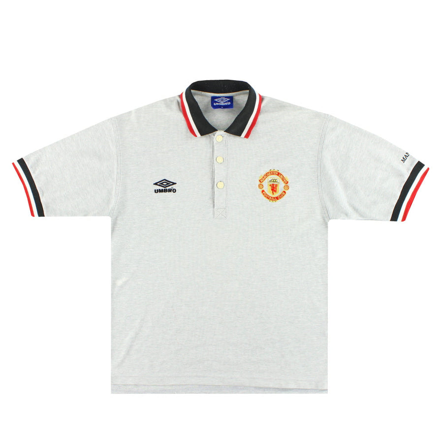 1996-97 Manchester United Umbro Poloshirt M