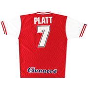 1996-98 Arsenal Nike Heimtrikot Platt #7 L