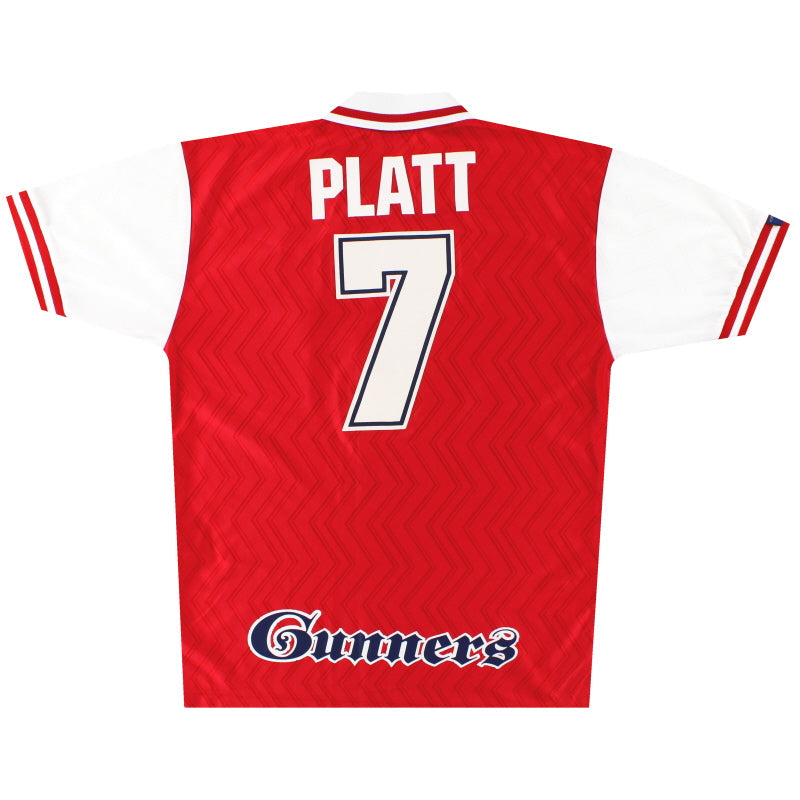 1996-98 Arsenal Nike Heimtrikot Platt #7 L