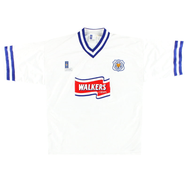 1996-98 Leicester Fox Leisure Auswärtstrikot XL