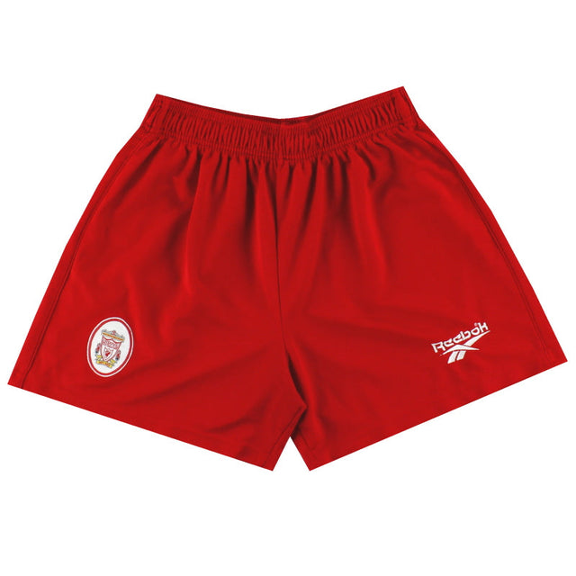 1996-98 Liverpool Reebok Home Shorts M