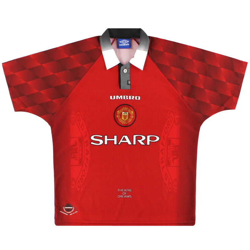 1996-98 Manchester United Umbro Heimtrikot XL