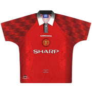 1996-98 Manchester United Umbro Heimtrikot L