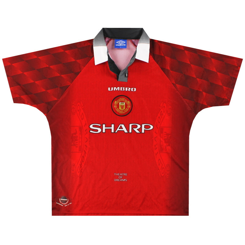 1996-98 Manchester United Umbro Heimtrikot XL