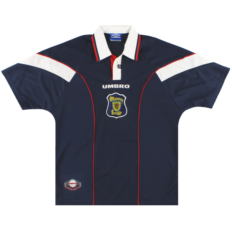 1996-98 Schottland Umbro Heimtrikot L