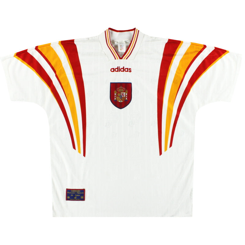 1996-98 Spanien adidas Ausweichtrikot L