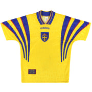 1996-98 Schweden adidas Heimtrikot M