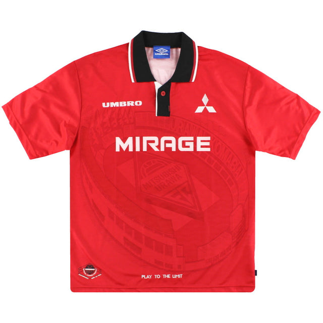 1996-98 Urawa Red Diamonds Umbro Home Shirt M