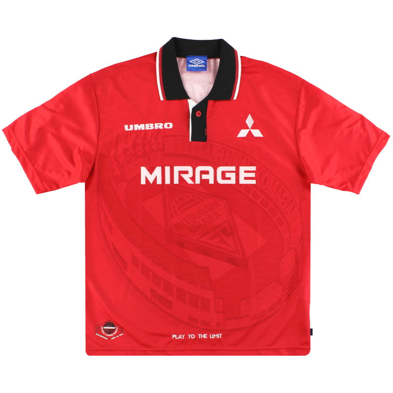 1996-98 Urawa Red Diamonds Umbro Heimtrikot S