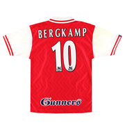 1996-98 Arsenal Nike Heimtrikot Bergkamp #10 L