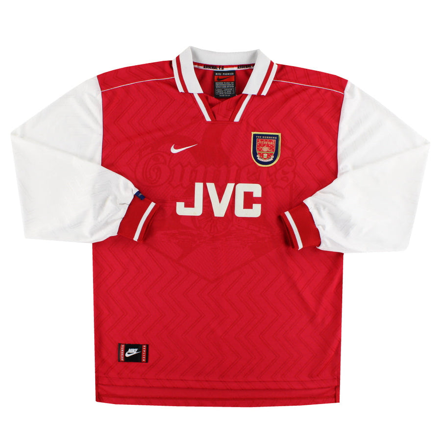 1996-98 FC Arsenal Nike Heimtrikot Langarm XL