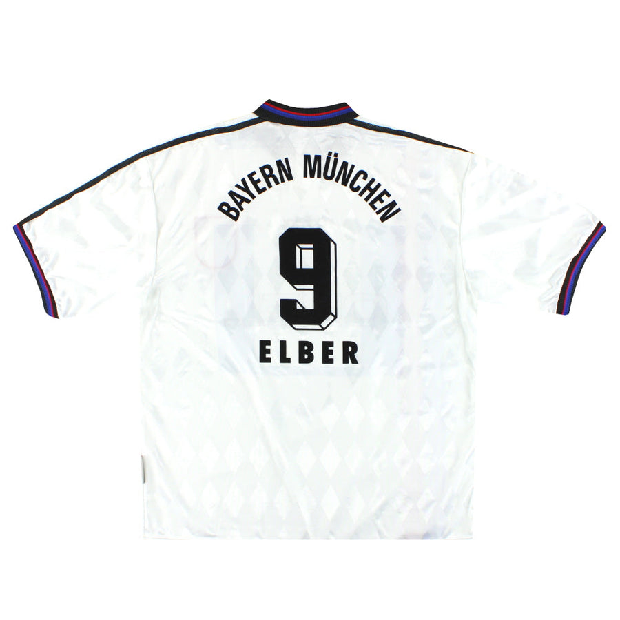 1996-98 FC Bayern München adidas Auswärtstrikot Elber #9 XL
