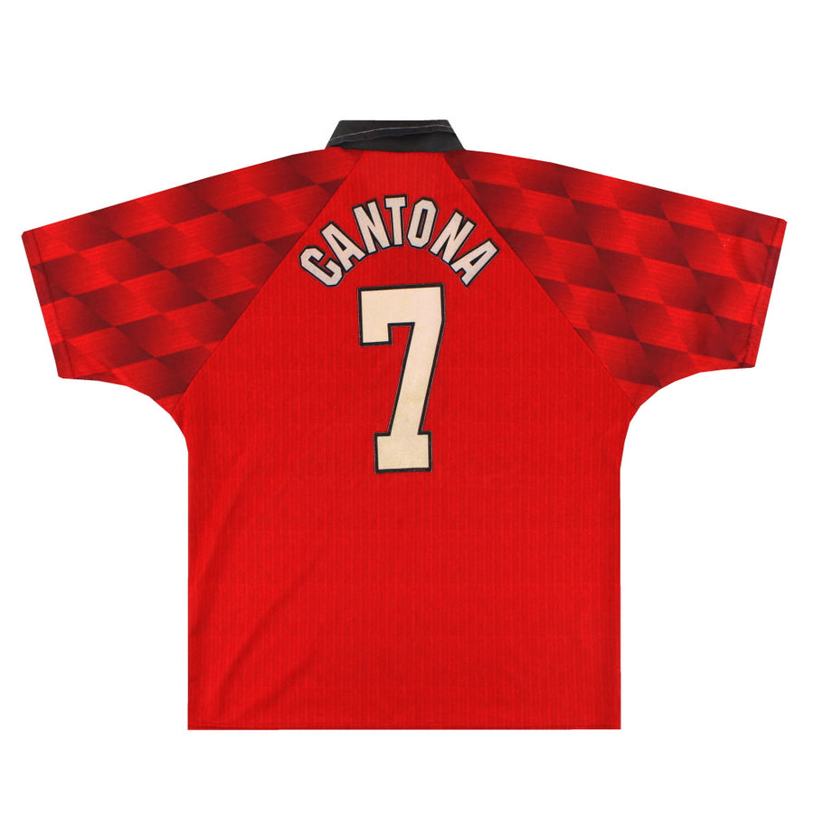 1996–98 Manchester United Umbro Heimtrikot Cantona #7 M