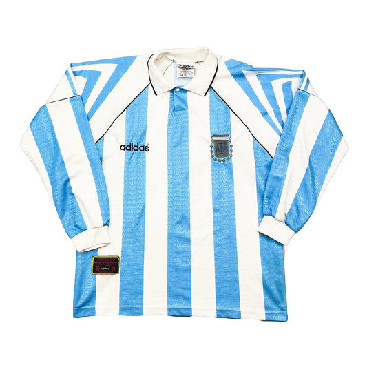 1996 Argentina L/S Home Shirt (L) Adidas