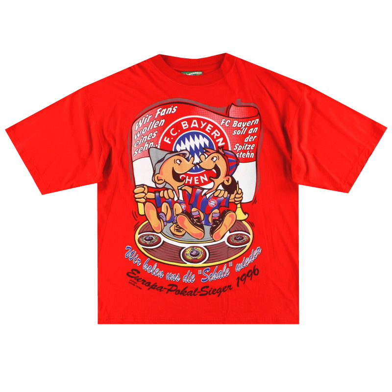 1996 Bayern München Grafik-T-Shirt L