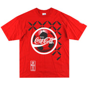 1996 Fußball-Europameisterschaft Coca-Cola Grafik-T-Shirt *Wie Neu* XL